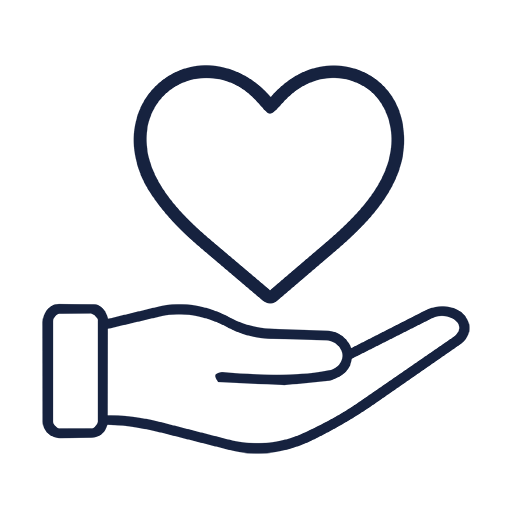 (Hand and Heart Icon)